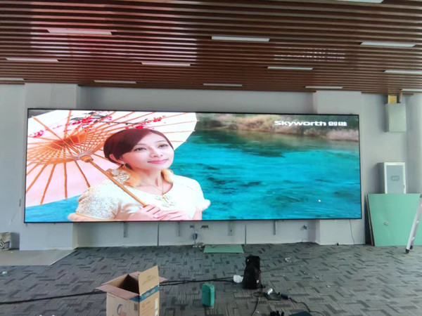 葫芦岛市P1.53led小间距屏安装案例